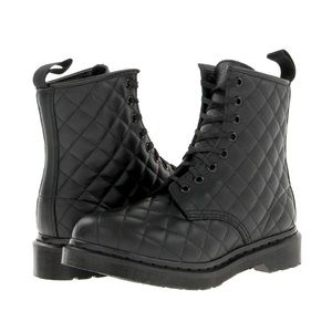Dr. Marten’s Black Quilted Coralie Boots